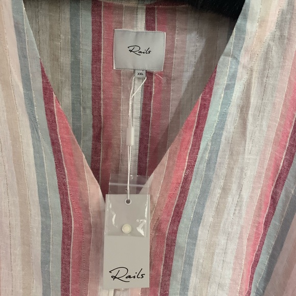 NWT Rails Thea Striped Top - Picture 2 of 4